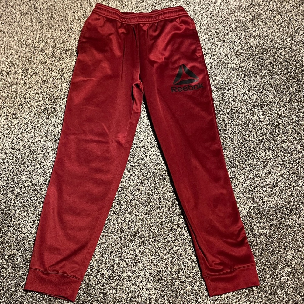Reebok Kids Burgundy Joggers XL(14-16)